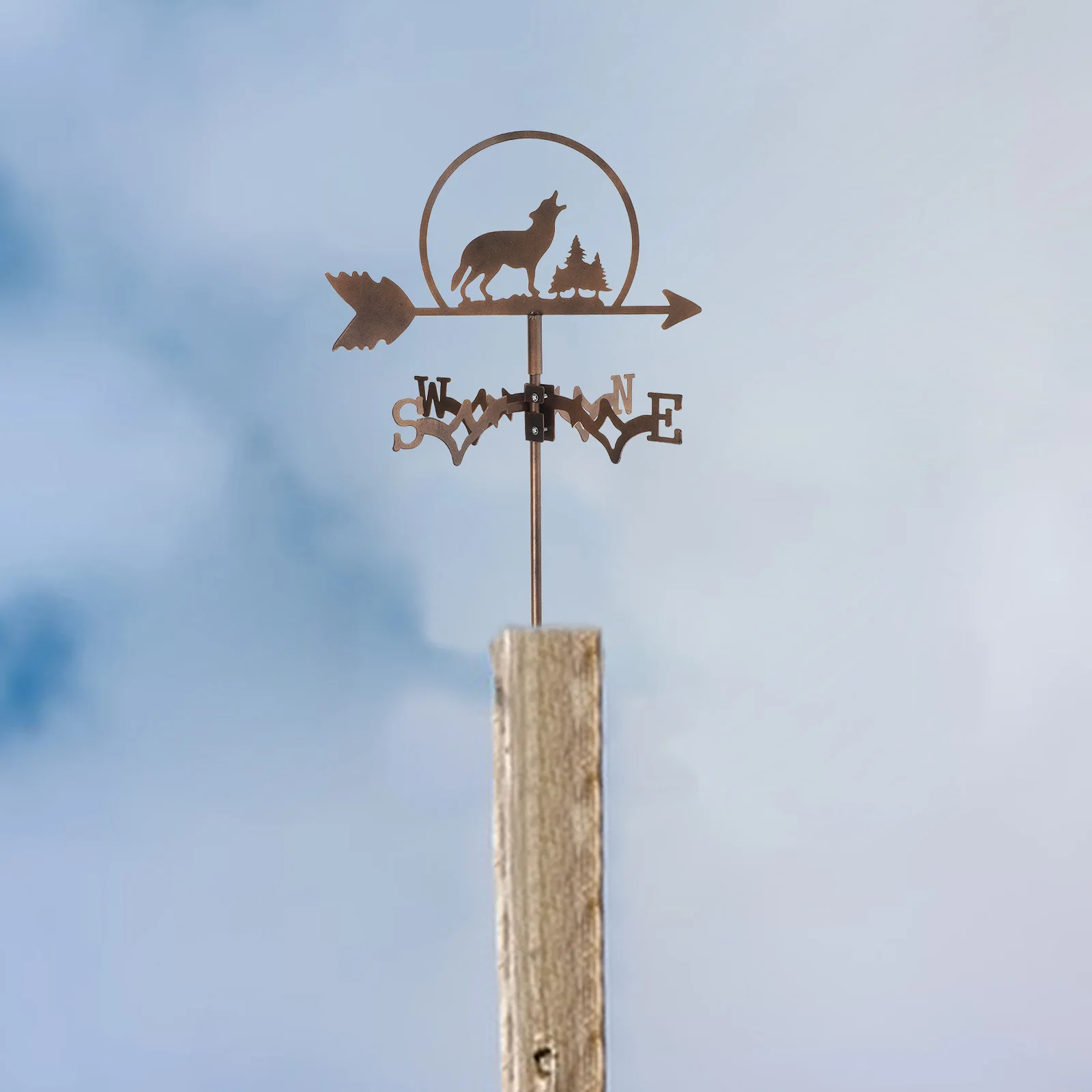 

Outdoor Decorative Weather Vane Wind Direction Indicator Waterproof Garden Craft Stylish Design Easy Installation