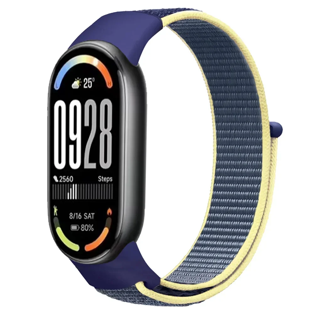 Nylon-Schlaufenarmband für Xiaomi Mi Band 11 10 9 8, atmungsaktives Sportarmband, Uhrenarmband, Mi Band 10 9 8, Zubehör. – Detail 23
