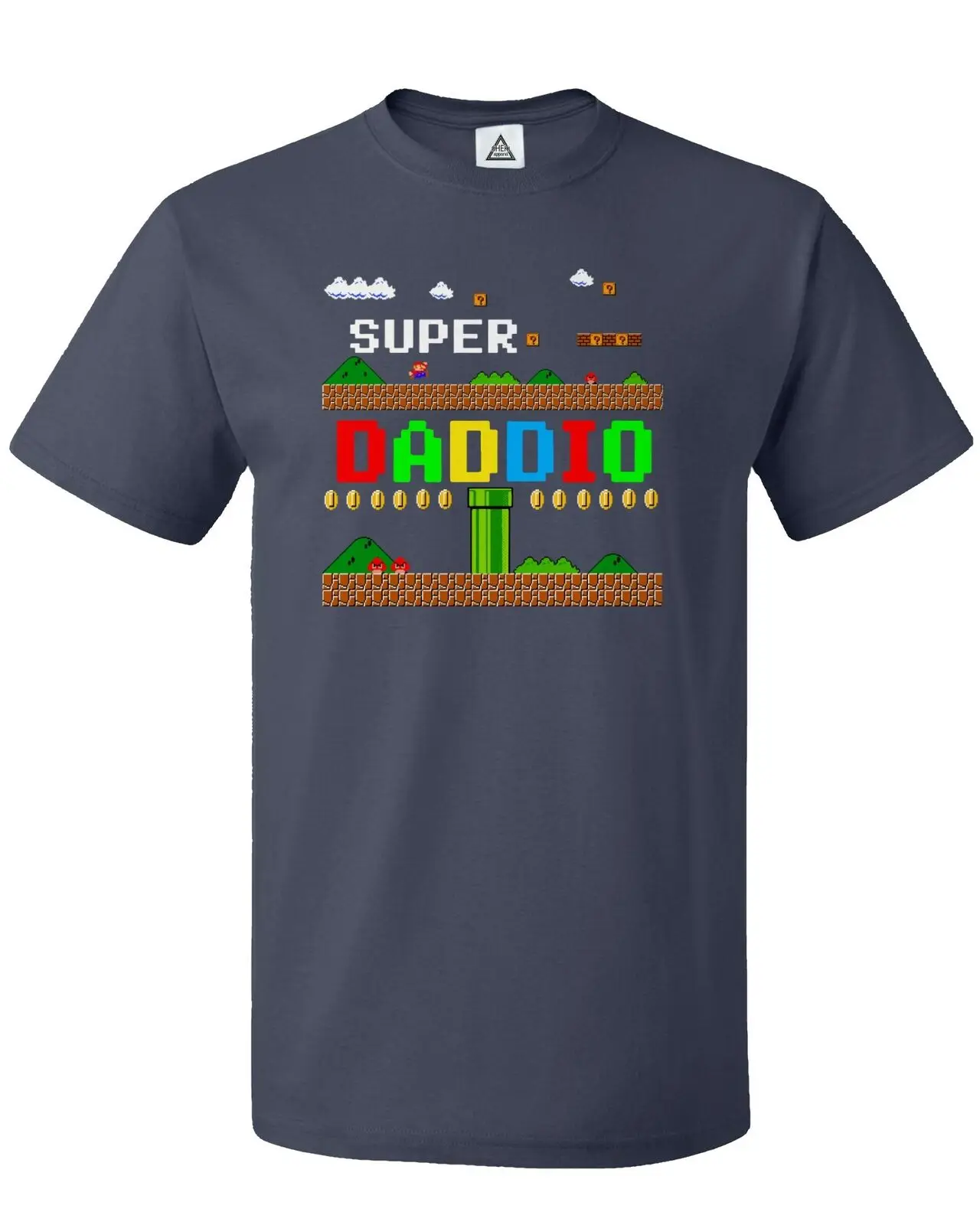 Super Daddio -  Funny Gift Gaming Dad Father's Day Men's T-shirt