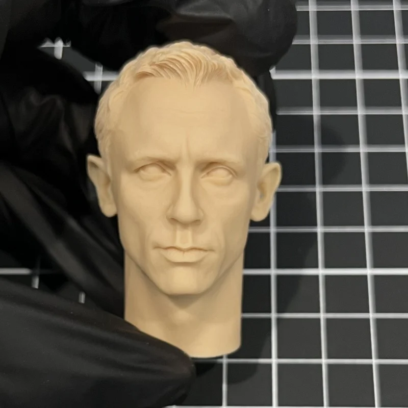 

1/6 Неокрашенная скульптура головы из смолы | Daniel Craig — стильный мужской стильный холодный шпион | 12-дюймовая фигурка, детали своими руками