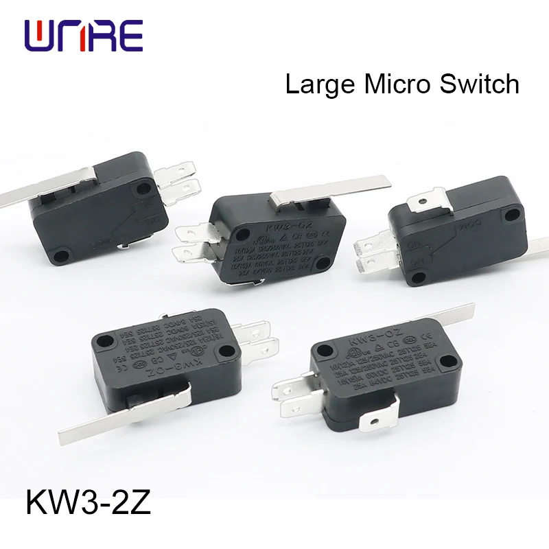 KW3-2Z Largre Micro Switch Electronic Micro Switch 16A Small Size for PCB Mounting and Low Voltage Control Circuits