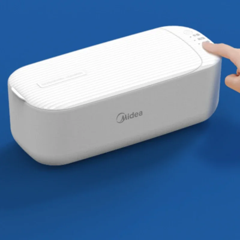 Midea-Mini máquina de limpieza ultrasónica para el hogar, limpiador automático de joyas, aparatos, estuche para lentes de contacto, instrumento