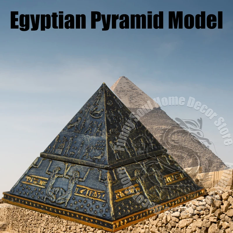 Pharaoh Khufu Pyramid Model Egypt Architecture Model Historic Egypt Landmark Replica Souvenir Gift Home Office Display Decor