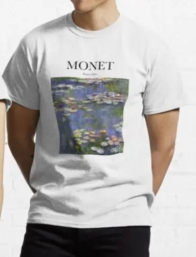 Water-Lilies T shirt - Monet - Impressionism - Flower Painting - 100% Cotton