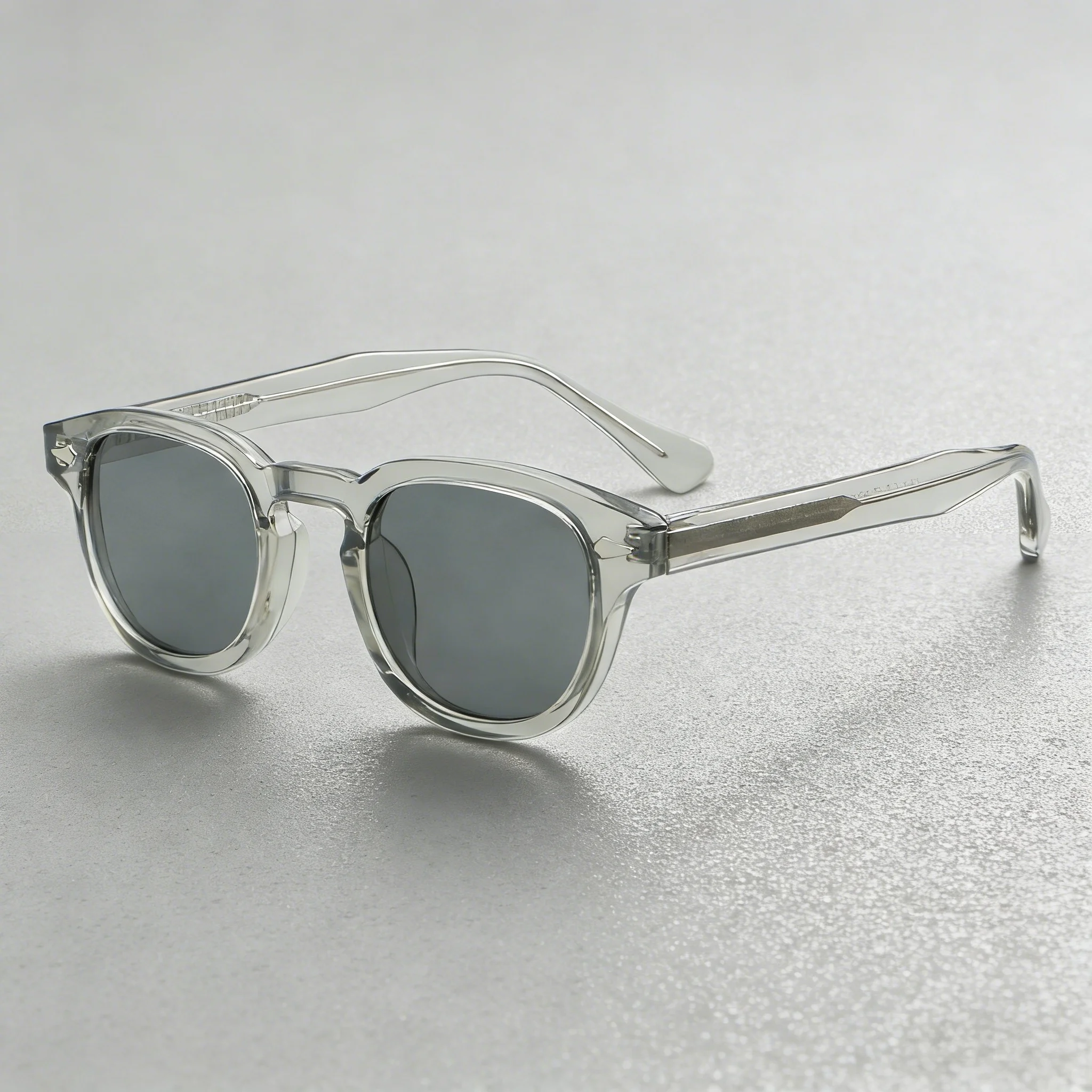 Retro Round Frame Sunglasses Punk Propionic Acid Pin Temple Luxury Sun Glasses Women Outdoor Party Fashion Eyewear UV400