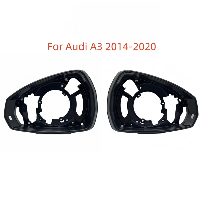 

Для Audi A3 2014-2020: рамка зеркала заднего вида, декоративная накладка корпуса бокового зеркала, светоотражающий кожух зеркала