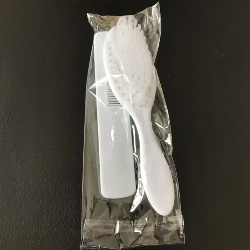Brosse à Cheveux pour Bébé, Peigne pour Nouveau-nés et Tout-petits, Énergie du Cuir oral elu, Sécurité betantile, Fournitures d\'Allaitement, 2 Pièces