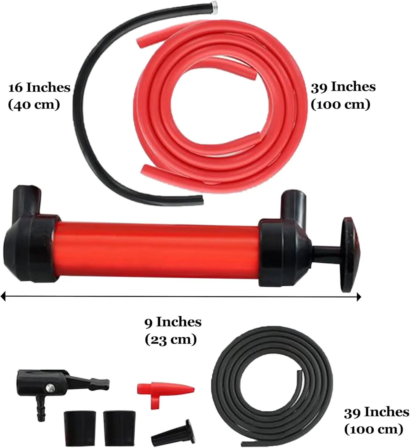 Portable Manual Oil Pump Hand Siphon Tube Liquid Gas Transfer Tool for Car Motorcycle Truck Petrol Diesel Water Extraction view 6
