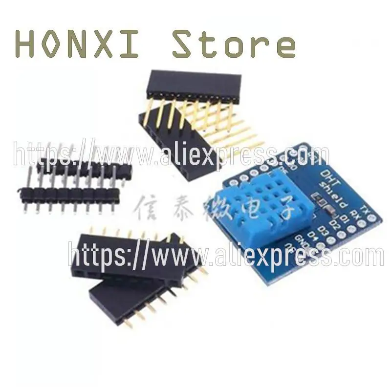 1PCS DHT11 digital temperature and humidity sensor module is suitable for the mini module D1 extension board learning board