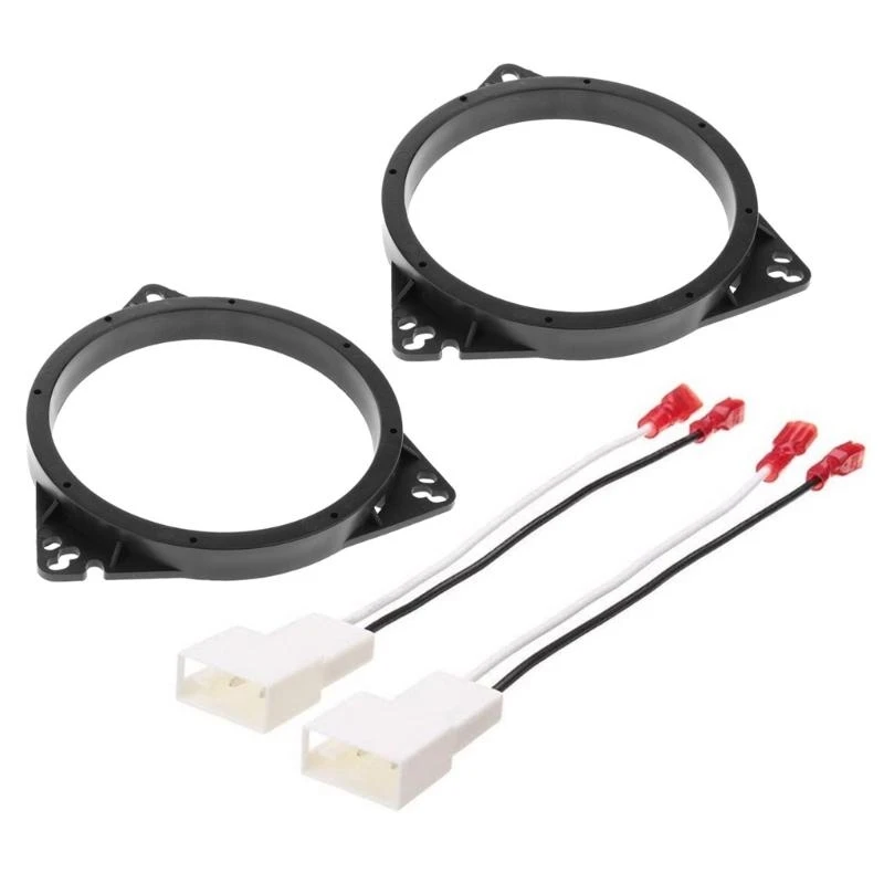 SZCH 6.5in Car Horn Washer Adapter Holder Car Stereo Speaker Spacers Adaptors and Speaker Harness for BYD Great Wall