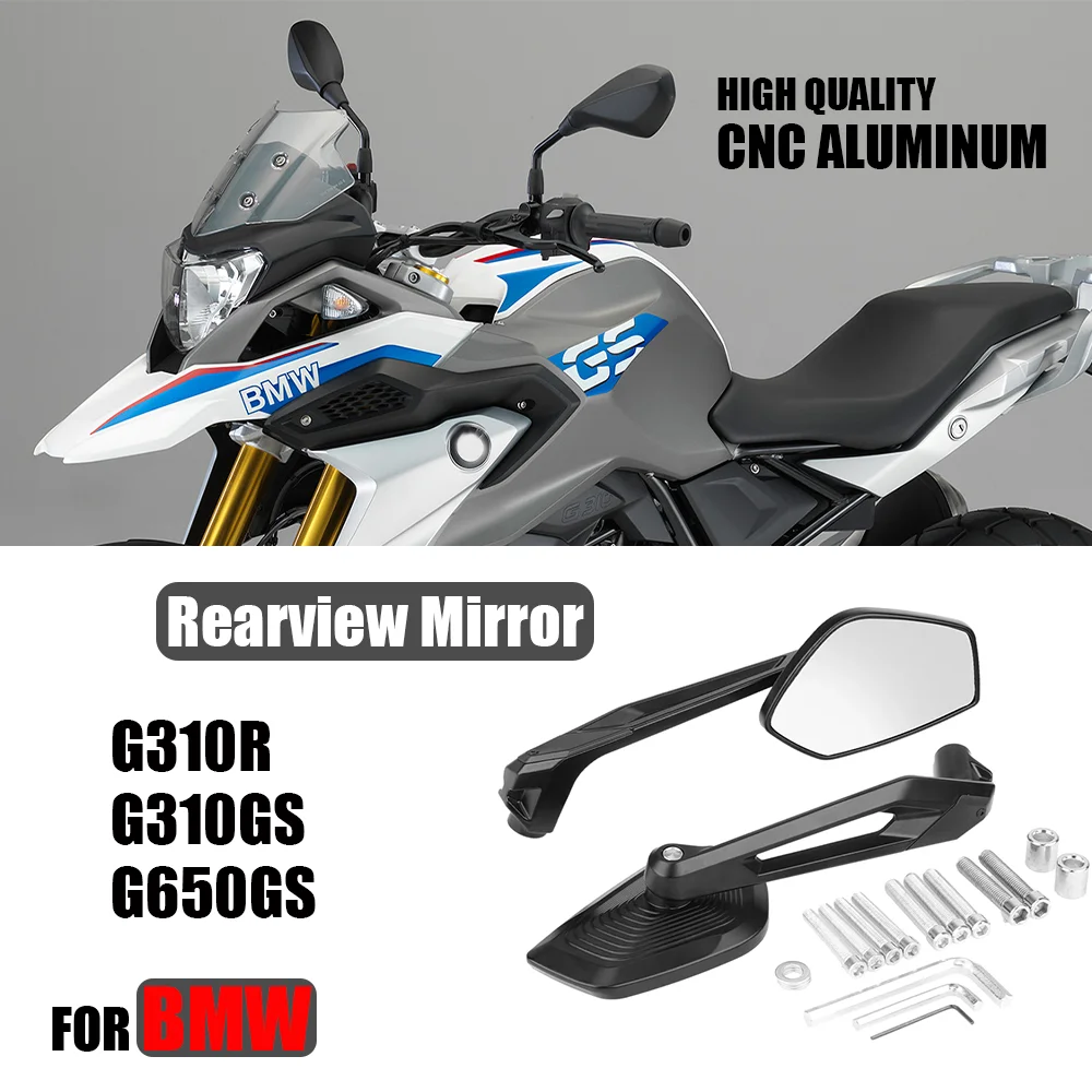 

For BMW G310GS G310R G650GS Motorcycle Accessories Rear Side View Mirrors Rearview Mirror