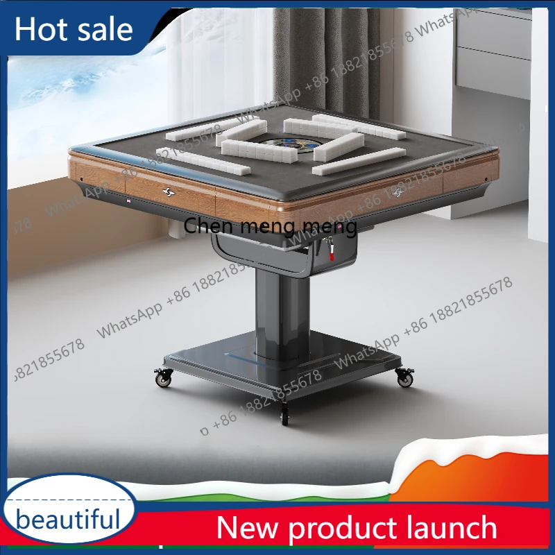 ماكينة جونغ A3020 4 plus 8 مجانية، طاولة جونغ أوتوماتيكية مزدوجة الأغراض، قاعدة أسطوانية أوتوماتيكية قابلة للطي #1