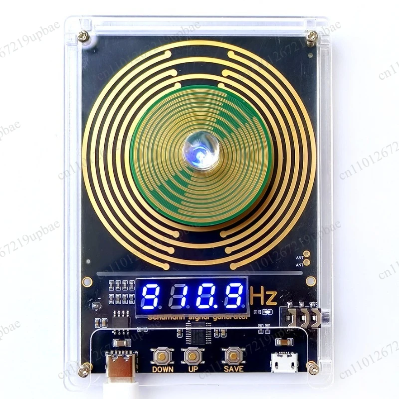 0.01-9999Hz Schumann Wave Generator, MWO Energy Meter Multi-wave Oscillator with Adjustable Winding Frequency