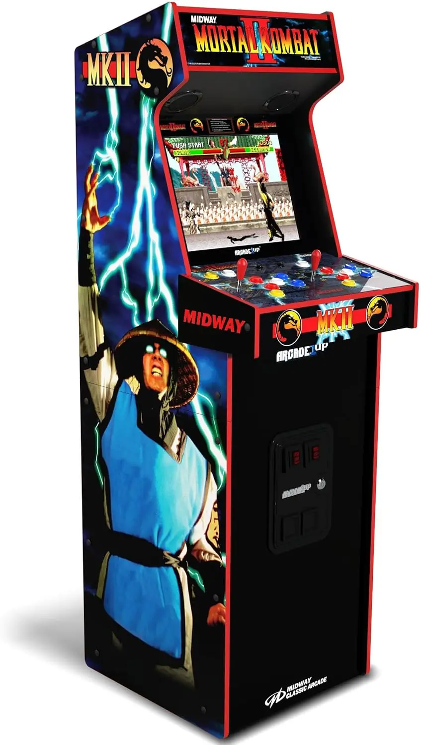 

Игровой автомат Mortal Kombat II Deluxe для дома - высота 5 футов - 14 классических игр