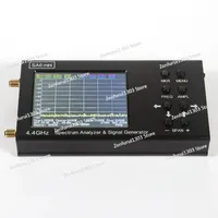 SA6 Mini handheld spectrum analyzer supports 35-4400MHz 3.2 inch signal generator spectrum analyzer