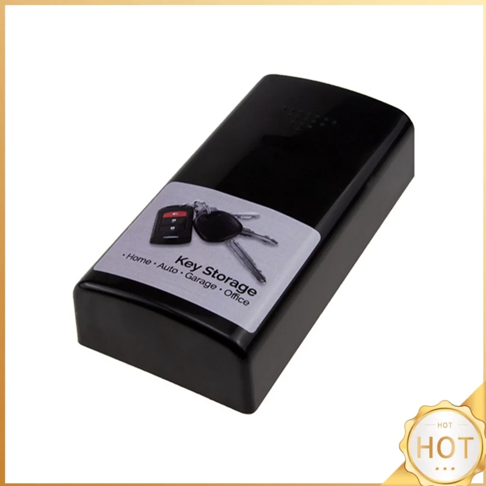 Portable Key Storage Case Magnetic Creative Car Key Hider Hidden Black Outdoor
