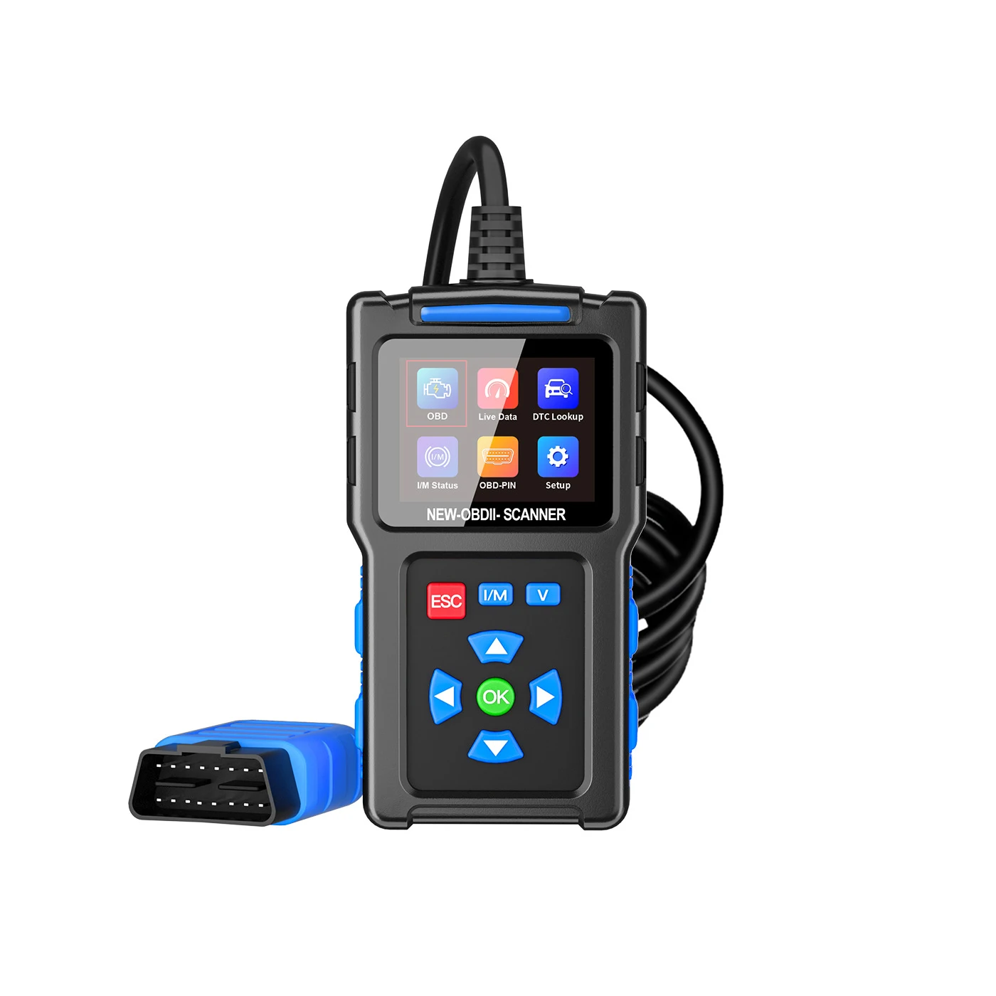 Car OBD2 Scanner Fault Code Reader Jdiag T200 Digital Display Automobile Diagnostic Tool Car Engine Analyzer I/M Ready Tester