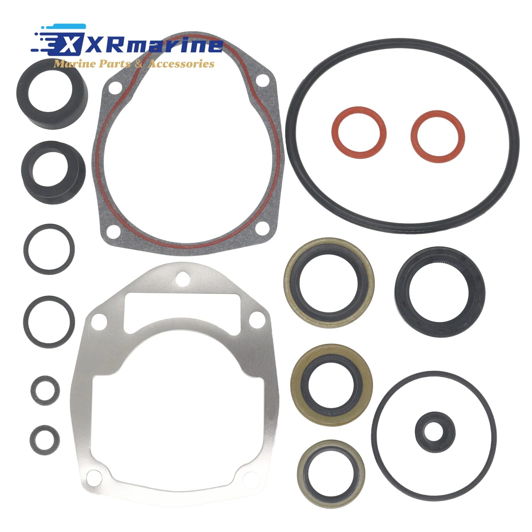 

Lower Unit Gearcase Seal Kit Fits for Mercury Mercruiser 200HP 225HP 250HP 275HP 300HP 3.0L V6 Alpha 1 Gen 2 Outboard Motor