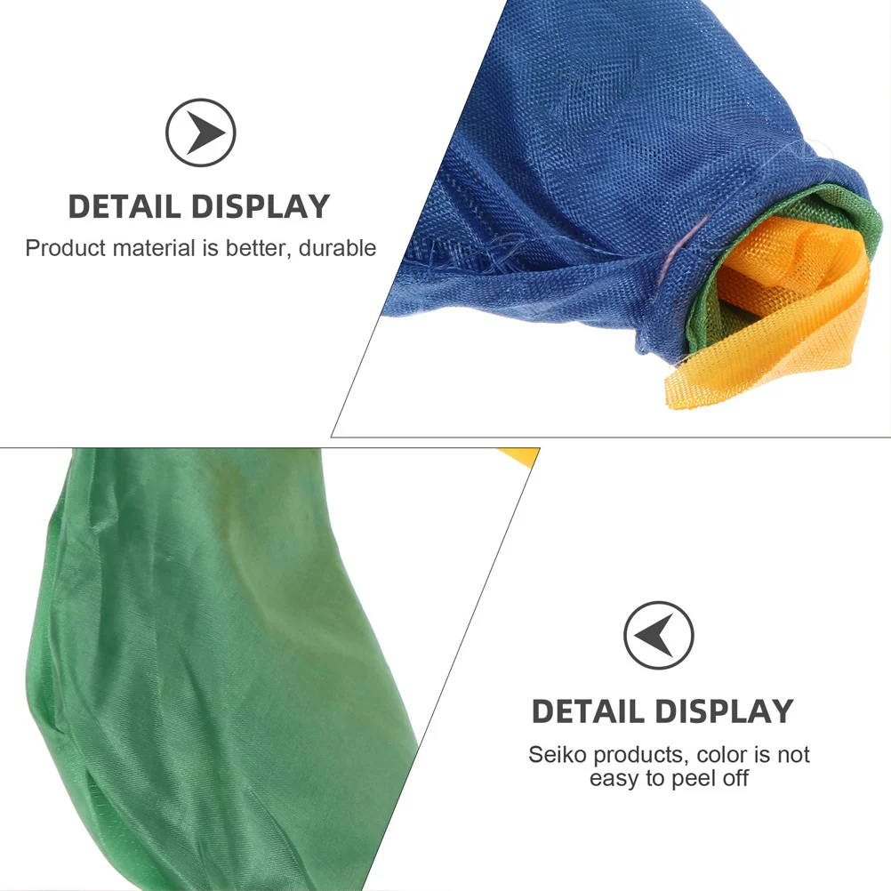 

6Pcs Premium Magician Scarf Colorful Lightweight Prop for Stage Performance Party Clown Trick Gadget Magician Costume Adult