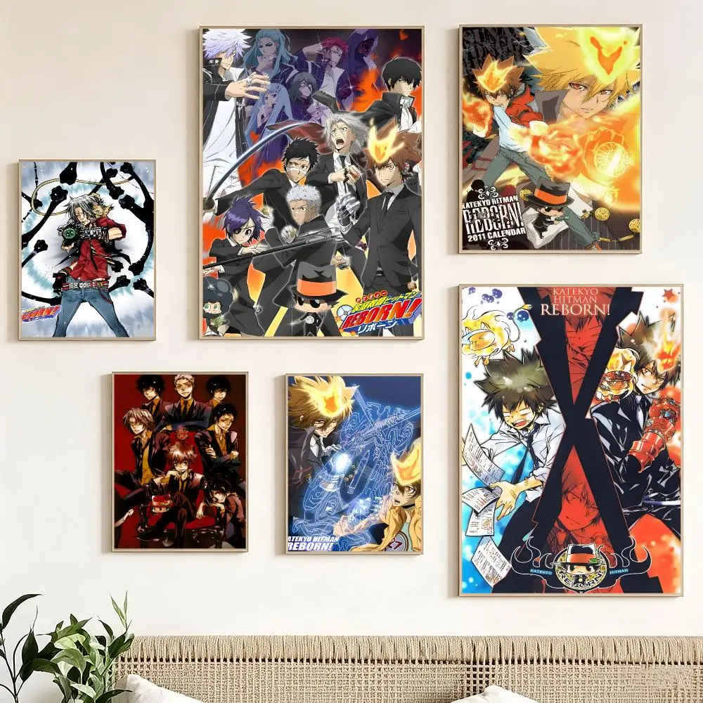 Japanese Anime K-Katekyo Hitman Reborn Poster Print Painting Home Decor for Bedroom Living Room Hallway