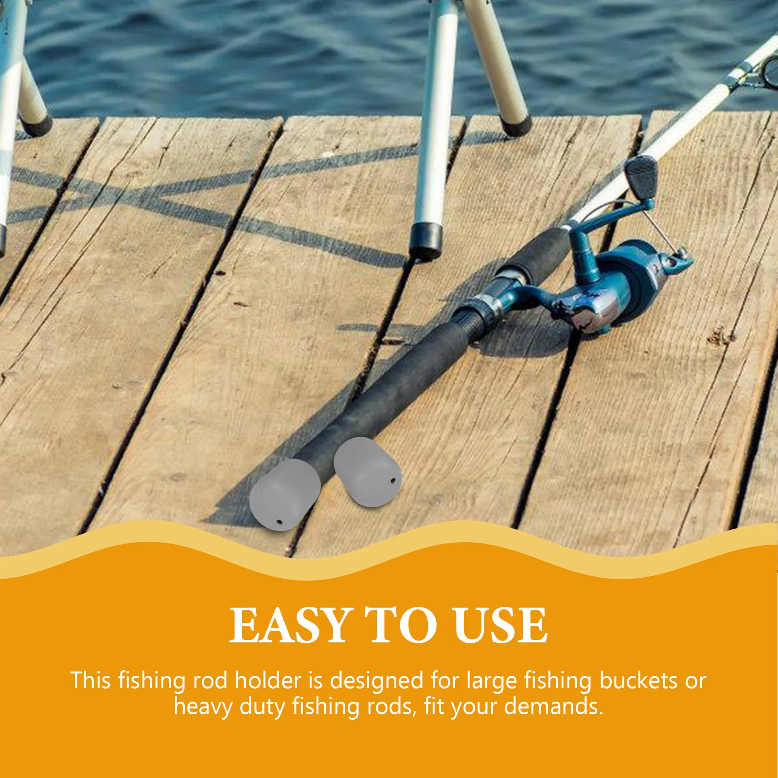 

5pcs Rod Silicone Cap Fish Pole End Cover Nonslip Replacement Rod Butt Cap For Heavy Duty Fishing Outdoor Fishing Accessories