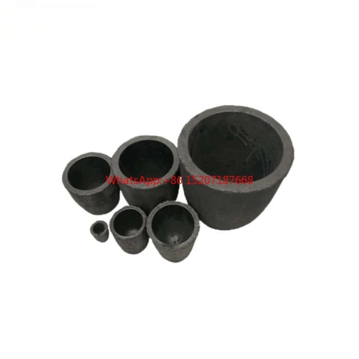 Molten metal bronze casting silicon carbide graphite crucible melting furnace