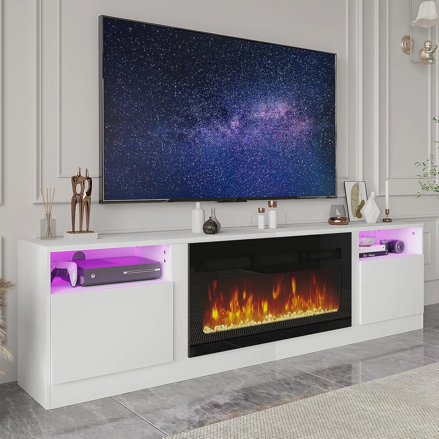 Electric Fireplace TV Stand 36
