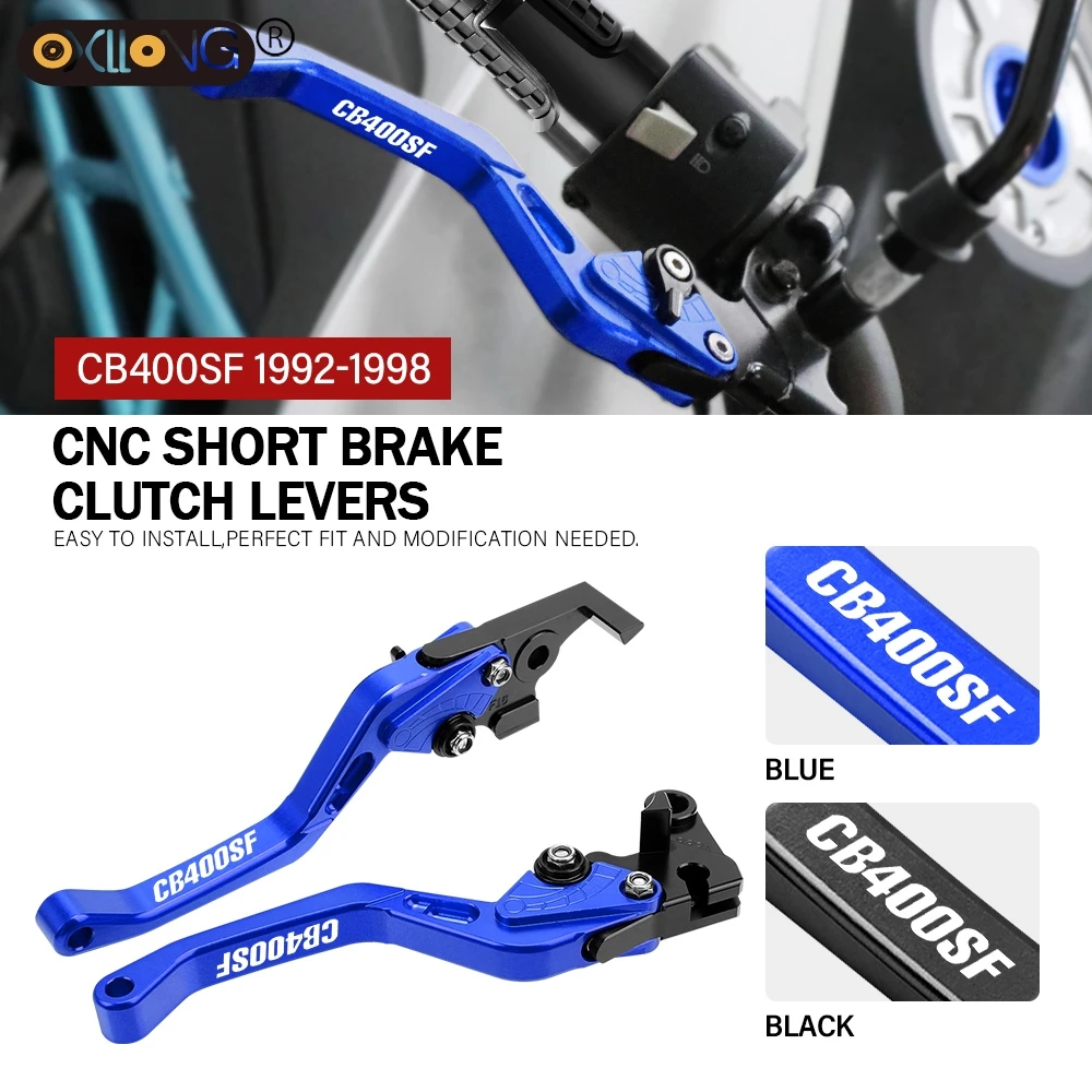 

CNC Aluminum Motorcycle Short Brake Clutch Levers Accessories Parts For HONDA CB400SF 1992 1993 1994 1995 1996 1997 1998