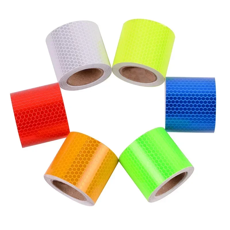 

1Roll 5cmx3m Reflective Tape Adhesive Reflective Sticker for Night Safety Reflection Strap Safety Warning Tape Reflective Film