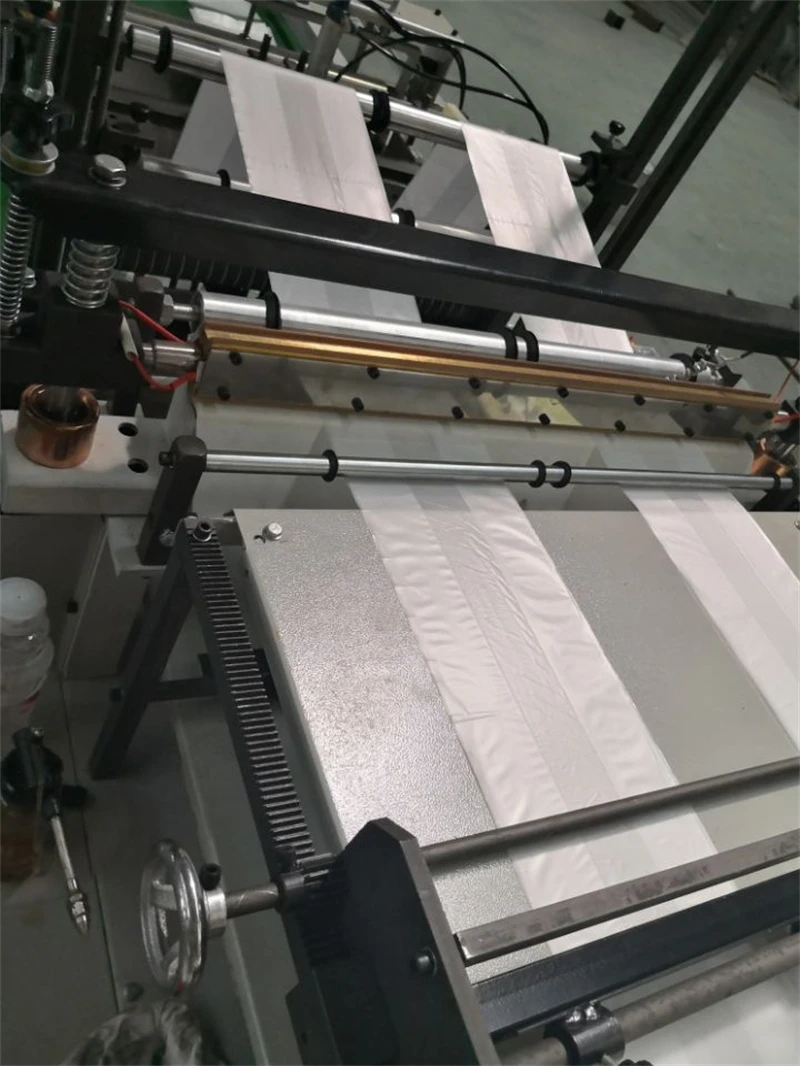 Hot Sale Bag Make Forming Machine Double Layer Four Line Bottom Sealing Plastic Nylon Bags Manufacturing Making Machine