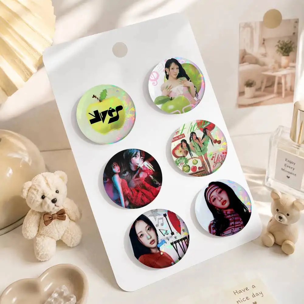 SINGER YVES Album Cover    Figure Icon Badge Handmade Tinplate Brooch for Backpack Clothes Chest Ornament Gifts