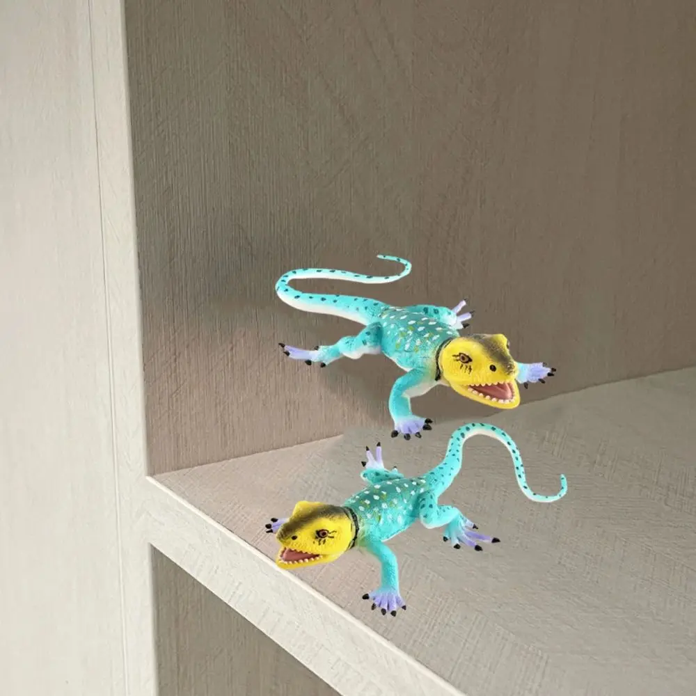 Figuras de acción de lagarto coleccionables hechas a mano, modelo de reptil salvaje de simulación de escorpión, estatua de reptil de dibujos animados, figuras anfibías