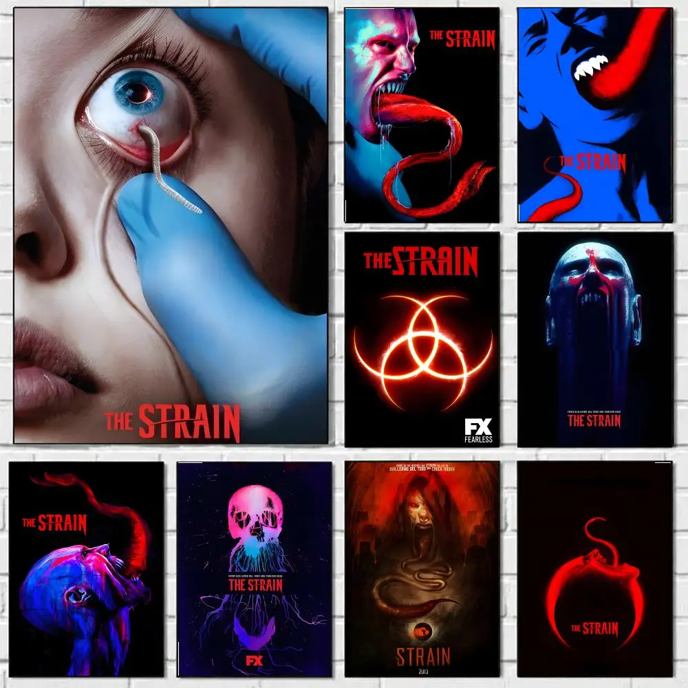 The Strain Poster HD Art Sticky Wall Waterproof Paper Print Living Room Bedroom Bar Cafe Art Painting Decoration Ideal Gift