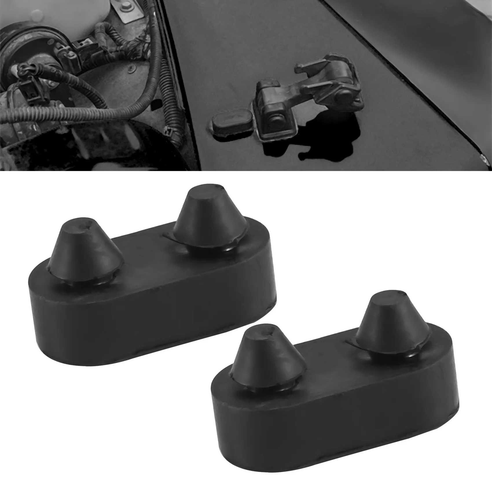 

Car Engine Hood Rubber Pad For Jeep Wrangler TJ 1997-2006 Car Accessories