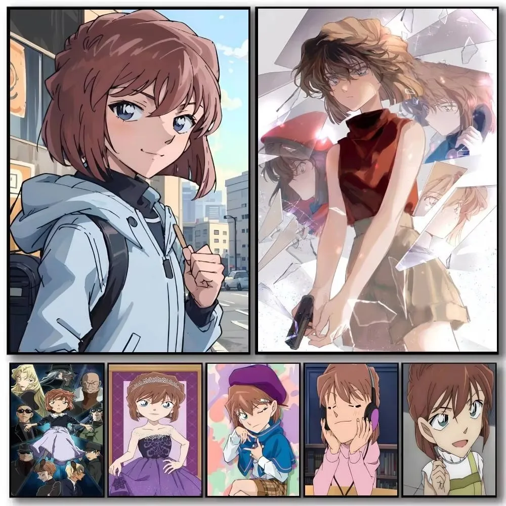 DIY Diamond Painting Anime Detective Conan Haibara Ai Mosaic Handmade Artwork Full Round/Square Diamonds Gift Home Decor
