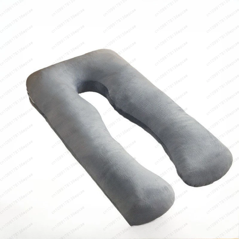 Multifunctional maternity pillow Side pillow Pure cotton removable and washable U-shaped nap pillow cushion