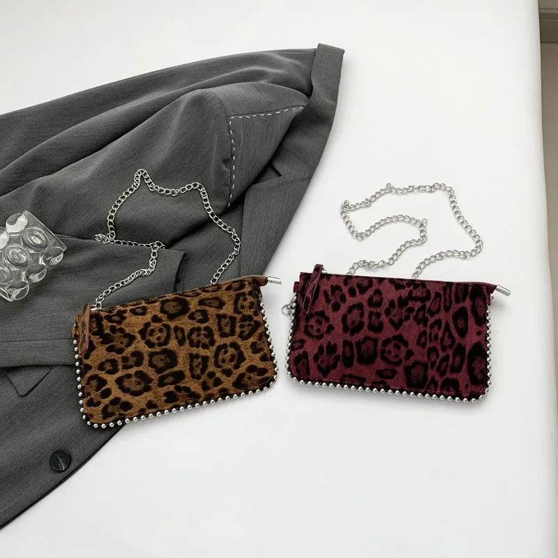 Einfarbige Umhängetaschen für Damen, modische Ketten-Handytaschen, modische Schulter-Messenger-Tasche, Sac A Main für Frauen – Detail 19