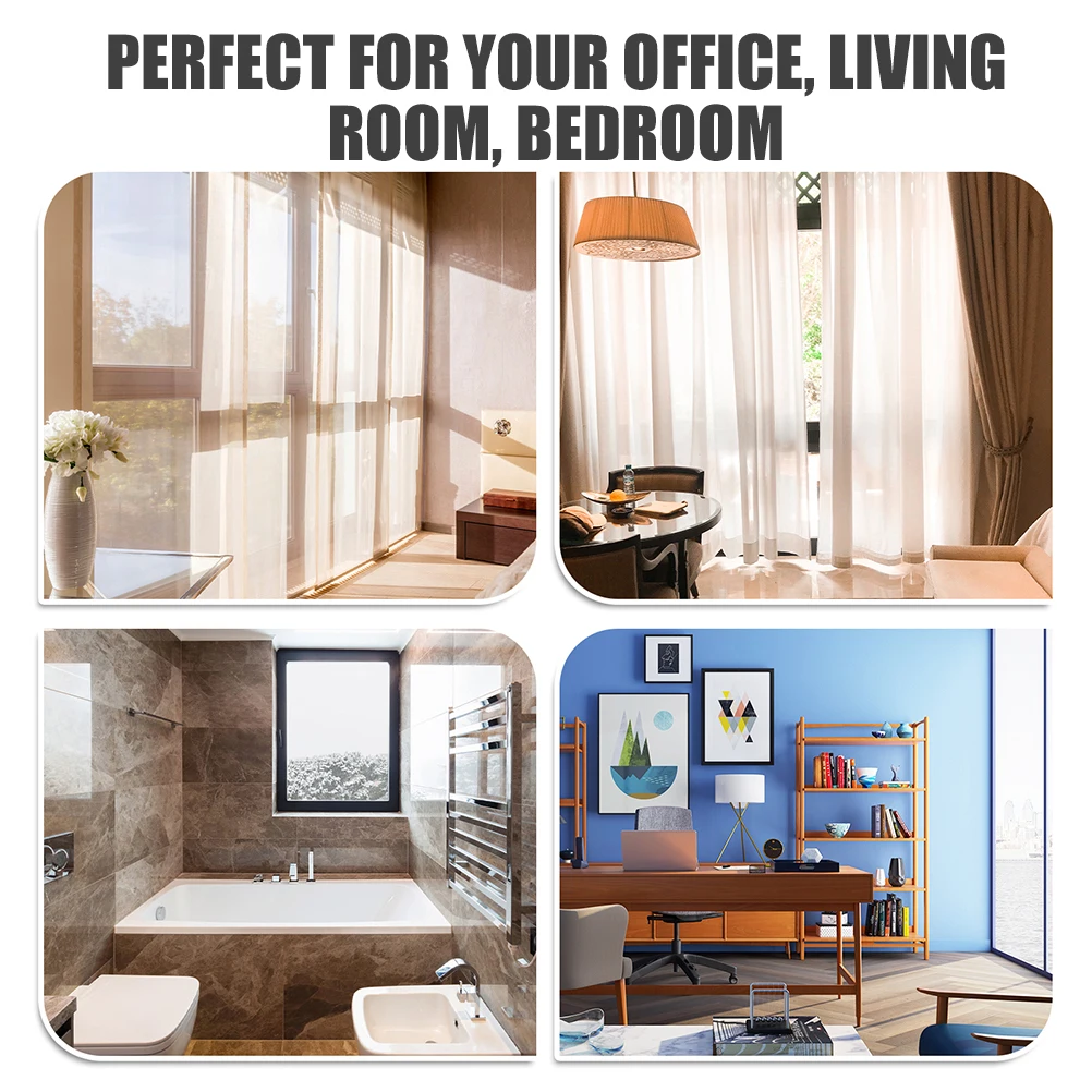 

4Pcs Wooden Curtain Rod Holders Brackets for Wall Mount Bedroom Bathroom Use Wood Curtain Rod Bracket Hooks for Curtains