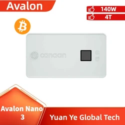 BTC Miner Earn in Bitcoin Avalon Nano 3 with PSU 140W 4TH Lucky Box