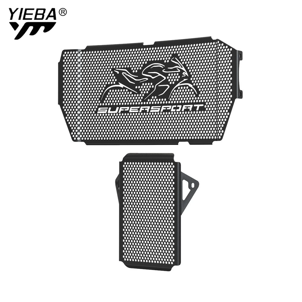 

Motorcycle Accessories Radiator Grill Guard Oil Cooler Guard Cover FOR Ducati Supersport 939 950 S 2017-2020 2021 2022 2023 2024