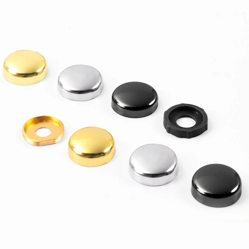 

20Pcs Flat Advertisement Fixing Screws Cover Decorative Mirror Fixing Screws Plastic Washers Screw Cover Enduring