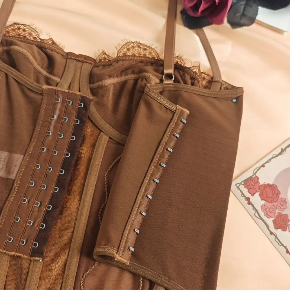 Elegant Hollow Lace Camisole Slim fit Sleeveless Crop Tops Tanks Transparent Suspender Vest Travel