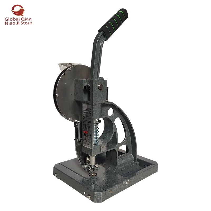 Advertising inkjet cloth semi-automatic corn machine, manual buckle machine, leather fabric punching machine