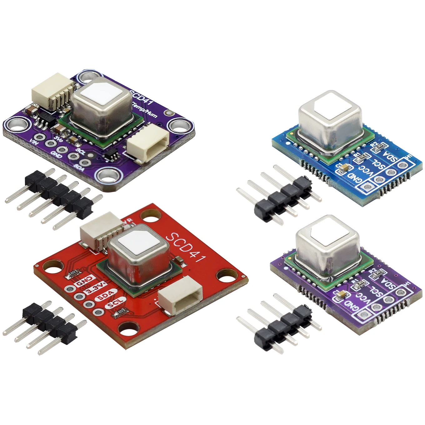 SCD40/SCD41 gas sensor module detects CO2, carbon dioxide, temperature and humidity in one sensor I2C communication