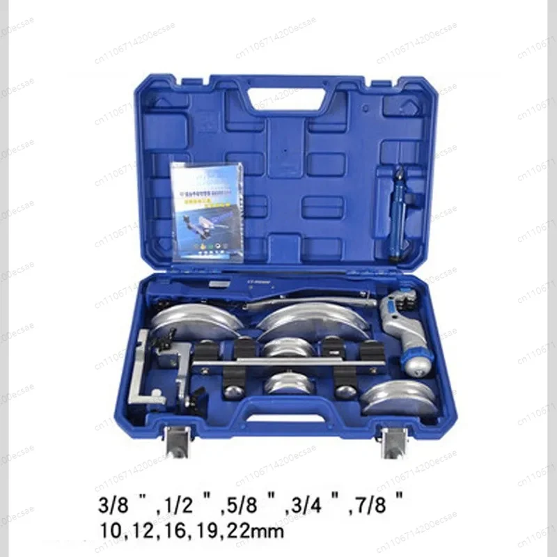 Manual Lever Pipe Tube Bender 10-22mm Multi-Bending Air Condition Copper Tubing Combination Tool Kit for Plumbing And HVAC