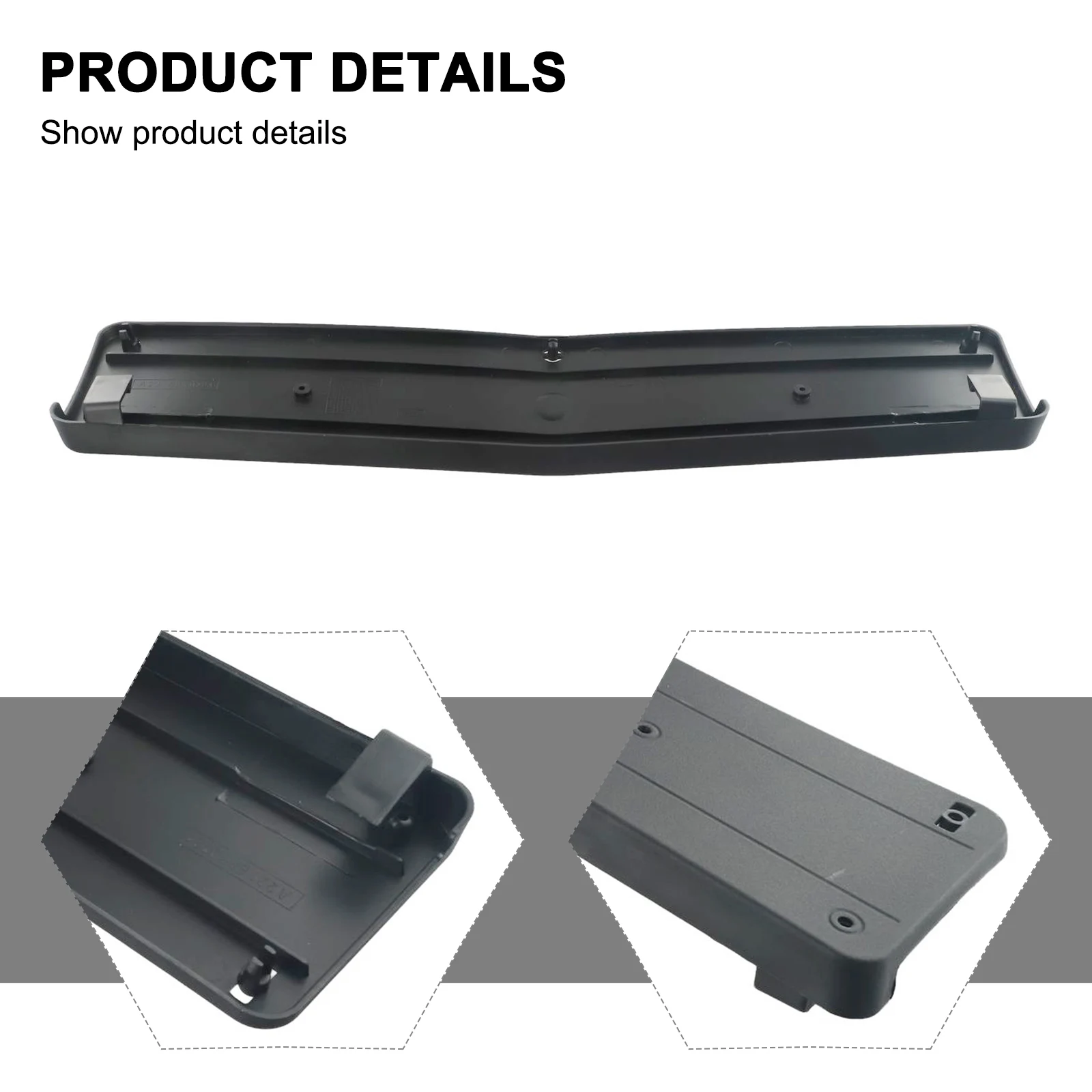 

Practical Brand New Exquisite Bumper License Plate Accessories Support Bracket Front Bumper License Plate 1Pcs