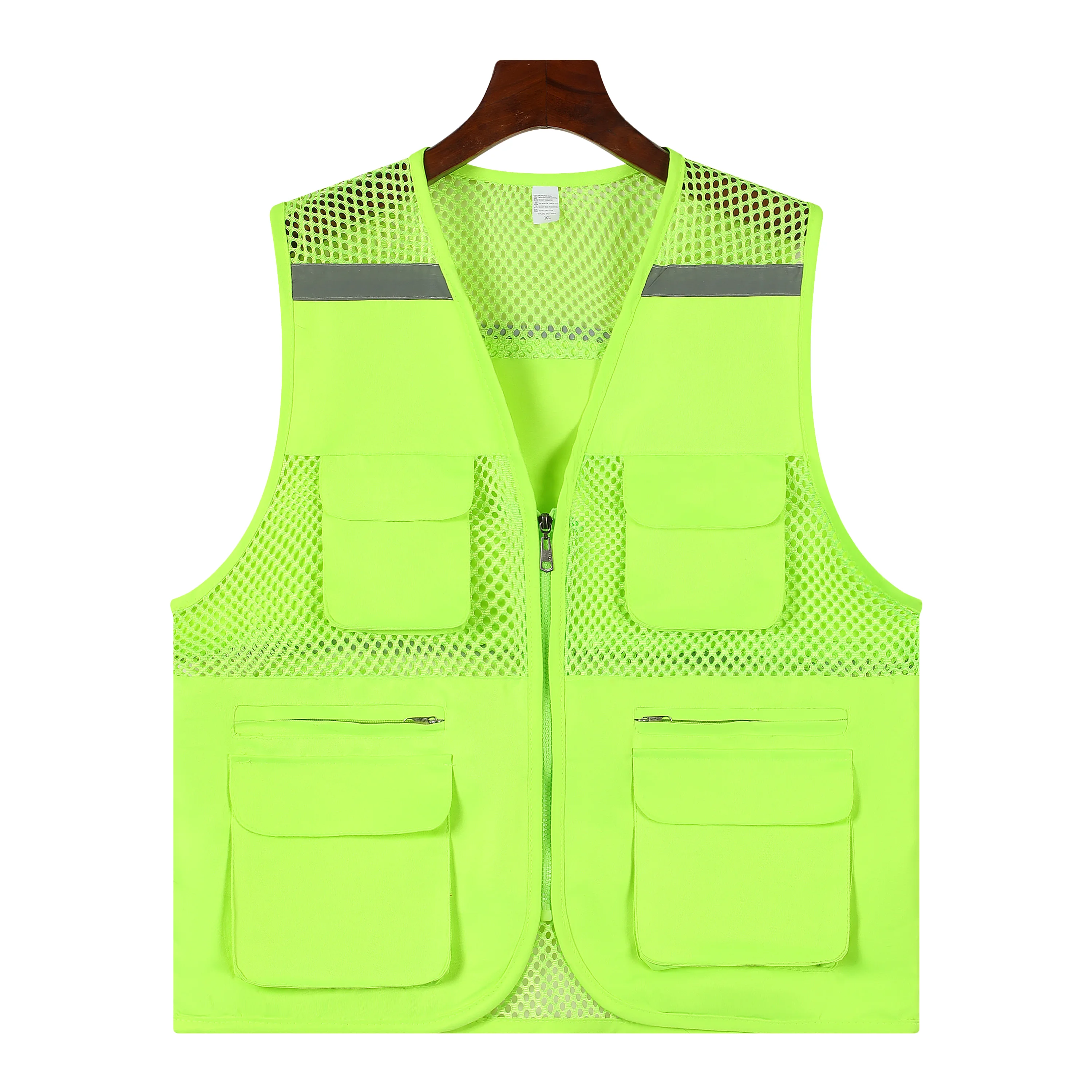 2025 Thin Mesh Vest Outdoor Sports for Jackets Bigsize Sleeveless Vest Multi Pockets Casual Work Wear Camping Fishing Vests - view 2