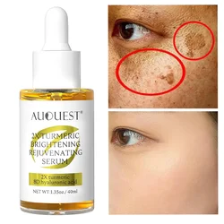 AUQUEST Dark Spot Serum Hyaluronic Acid Whitening Vitamin C Face Serum Turmeric Collagen Facial Skin Care Beauty