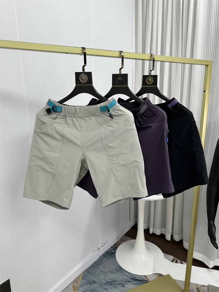 

Comfortable Qui Dry Men's orts Faionable Bule Waist Belt 3D Tailoring Skin-Friendly Not Tight Summer New Arrival