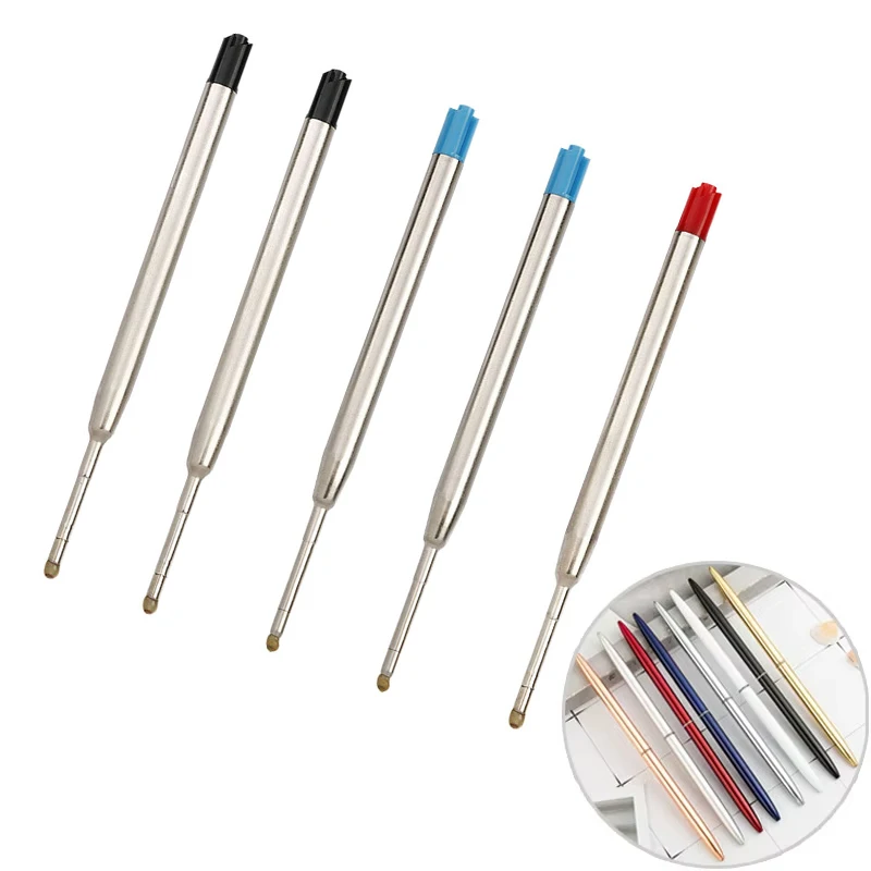 Ballpoint Pen Refills Spare Parker Pens Refills Fine Point 1.0mm Ink Rod Office Writing Refills For Office Writing Stationery